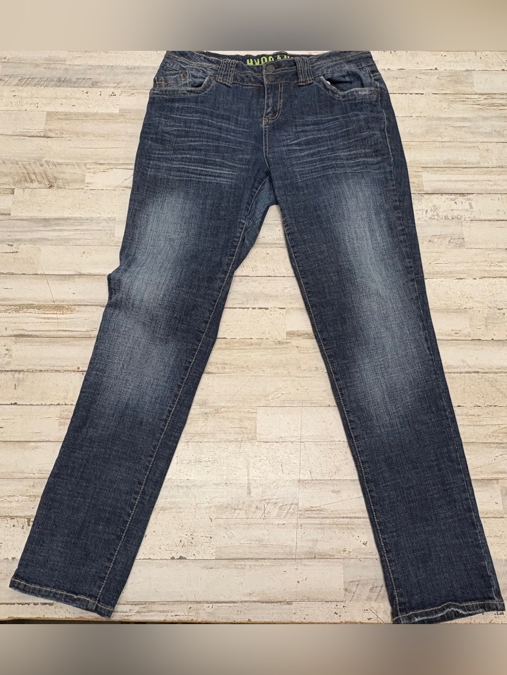 Hydraulic Women’s Denim Slim Blue Jeans Back Pocket Stitching Size 14W
